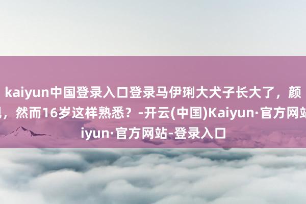 kaiyun中国登录入口登录马伊琍大犬子长大了，颜值高到犯规，然而16岁这样熟悉？-开云(中国)Kaiyun·官方网站-登录入口