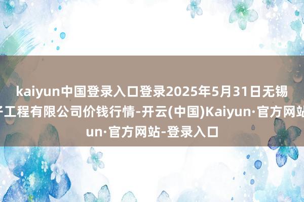 kaiyun中国登录入口登录2025年5月31日无锡天鹏菜篮子工程有限公司价钱行情-开云(中国)Kaiyun·官方网站-登录入口